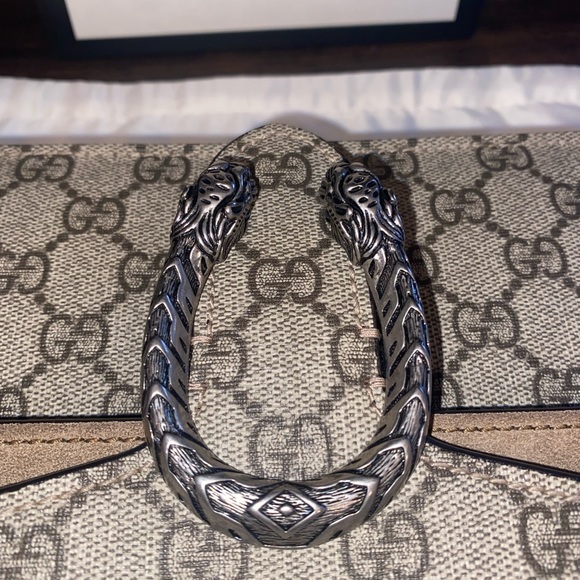 GG Supreme Monogram Mini Dionysus Shoulder Bag AUTHENTIC - Picture 6 of 15